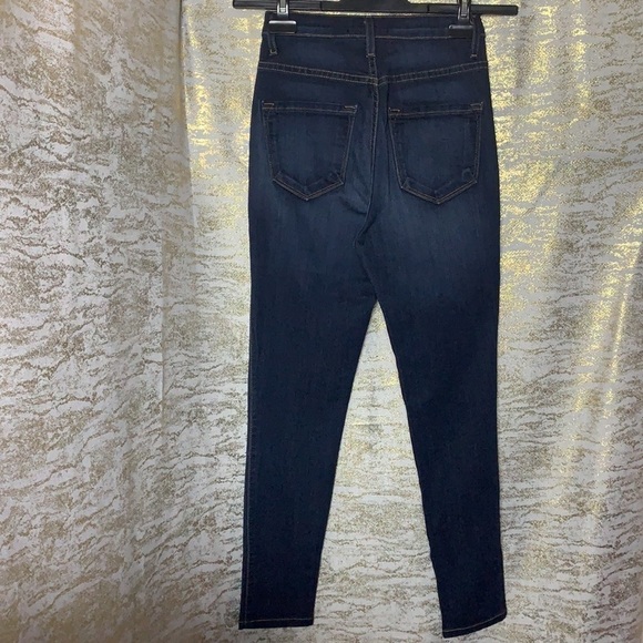 FASHION Nova Dark Wash Power Moves High-Rise Skinny Jeans Size 3 -W 25 - Picture 8 of 15